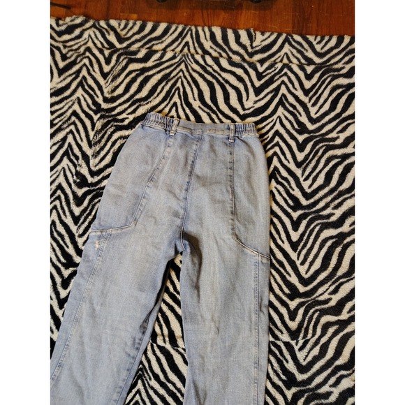 Retrofete Miriam Denim Jogger Jeans Womens 27 High Rise Blue‎ Italy Made - Picture 9 of 10